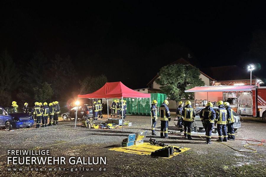 Ausbildung mit der Feuerwehr Mittenwalde